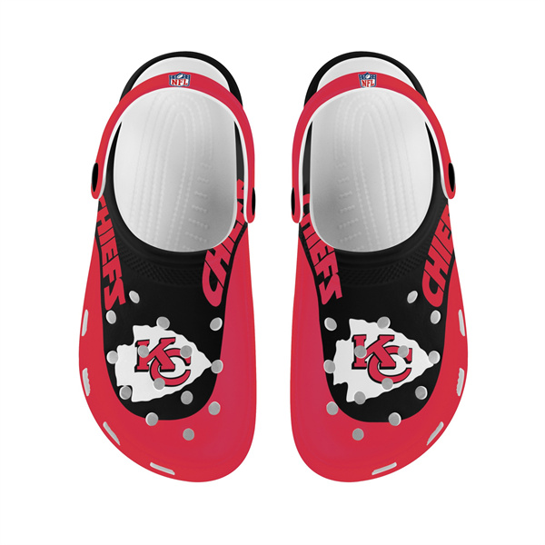 Men's Kansas City Chiefs Bayaband Clog Shoes 001